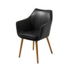 Fab Dining Chair Black Leather (4 in stock)