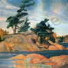 Carmichael's Island in Georgian Bay 38" Art Canvas