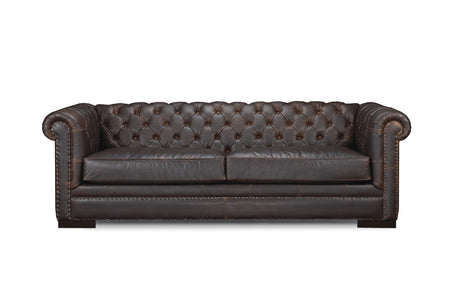Kennedy Leather Sofa Equestrian Chocolate (1 in stock)