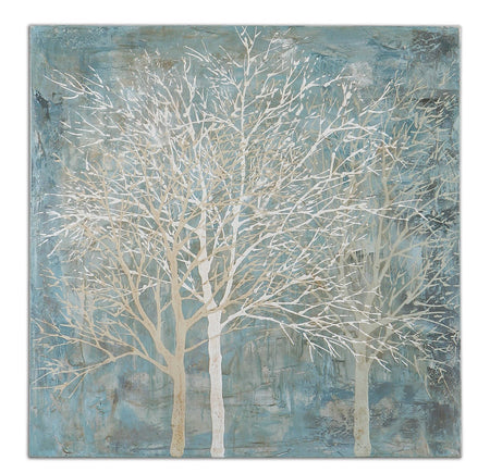 Muted Silhouette Hand Painted Canvas