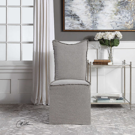 Narissa Armless Slipcover Dining Chair  2 in stock