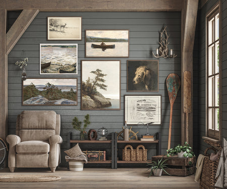 Art  - Lake View C. 1894 Small Northern Collection Framed (1 in stock)