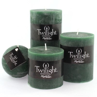 Rainforest Rustic Pillar Candles 3" x 4" (1 in stock)