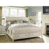 Summer Hill - Storage Queen Bed Cotton Finish (1 in stock) 25% off retiring stock remaining
