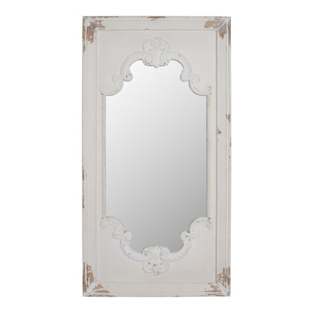 Alcott White Distressed Tall Mirror (1 in stock)