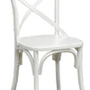 Amara Crossback White Dining Chair (qty of 5 in stock)