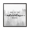 The Adventure Begins White Canvas Art (1 in stock)