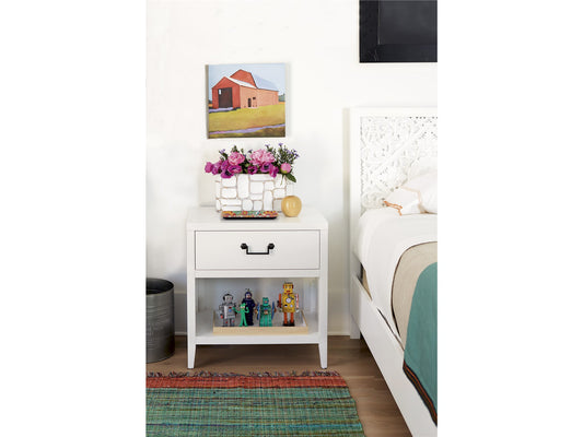 Anson White Nightstand - Nightstand (1 in stock) retired collection