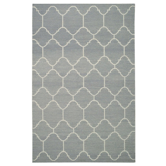 Arabesque Oslo Grey Flatwoven Wool Rug 5' x 8' (1 in stock)