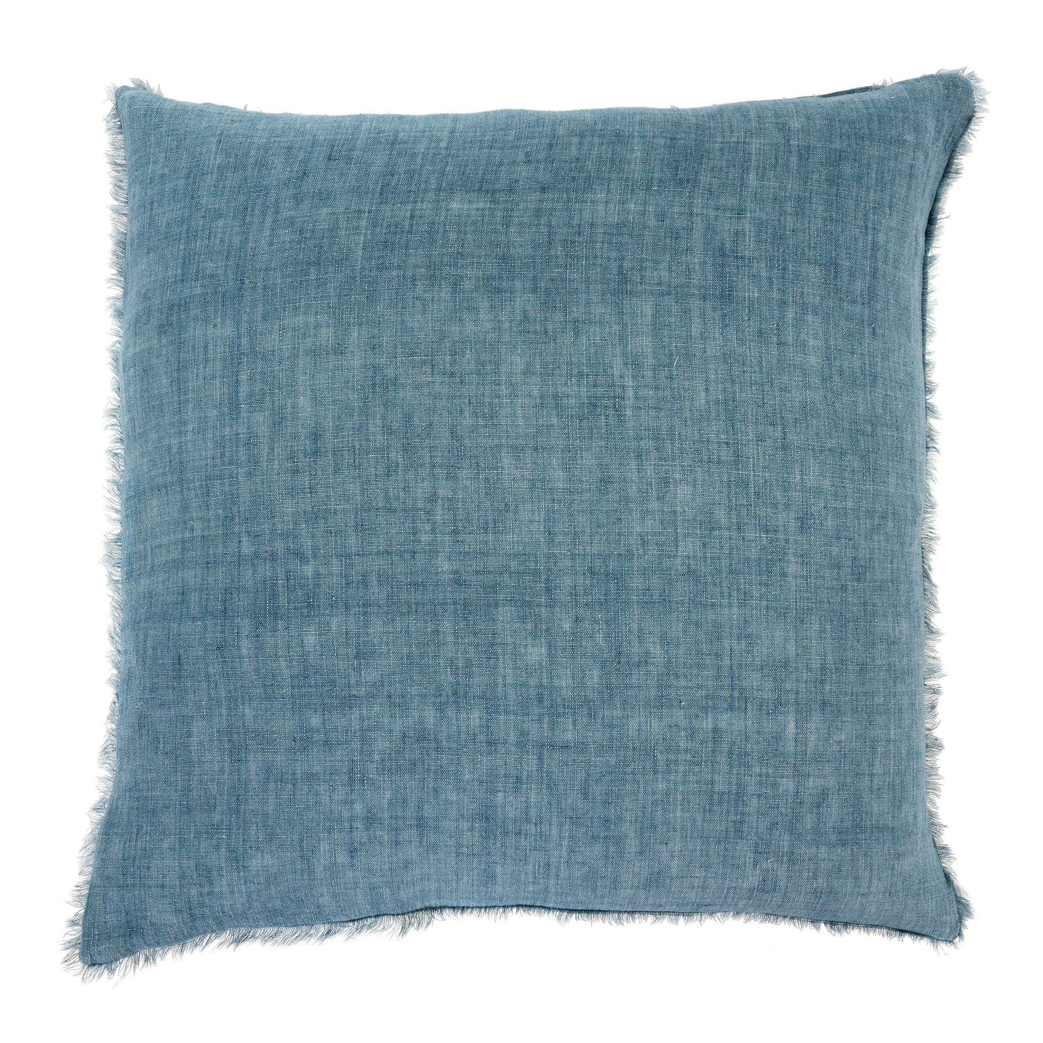 Lina Linen Arctic Blue Cushion 24" (2 in stock)
