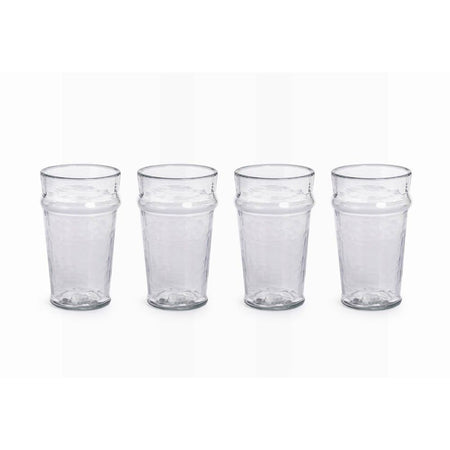 Artisan Glass Hammered Highball (qty of 4  in stock)