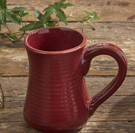 Aspen Red Stoneware Mug (12 in stock)
