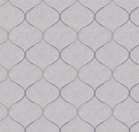 Aspen Silver Luxury Drapery Panels Rod Pocket Top Lined  (4 in stock)