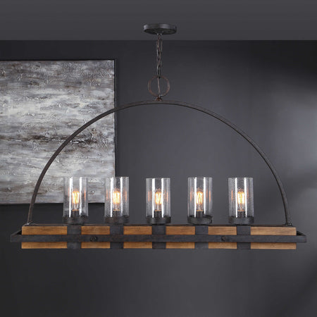 Atwood 5 light Island Chandelier