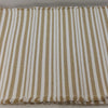 Placemats  Baxter ribbed cotton color sisal & white 4 pc set (6 sets in stock)