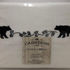 Twin embroidered bear sheet set 3 piece  (1 in stock)