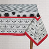 Tablecloth Bindi Black Pattern 60" x 120"