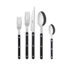 Sabre from Paris Bistrot Flatware 5 pc place setting Black (12 sets in stock)