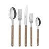 Sabre from Paris Bistrot Flatware Cutlery 5 pc place setting Teak Wood (32 sets in stock)