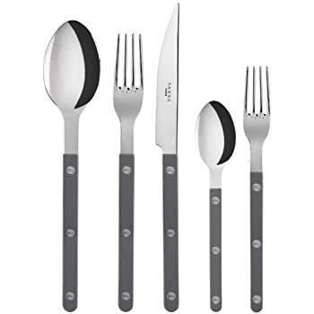 Sabre from Paris Bistrot Flatware 5 pc place setting Dark Grey (10 in stock)