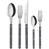 Sabre from Paris Bistrot Flatware 5 pc place setting Dark Grey (8 in stock)