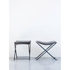 Foldable Leather and Iron Stool  (1 in stock)