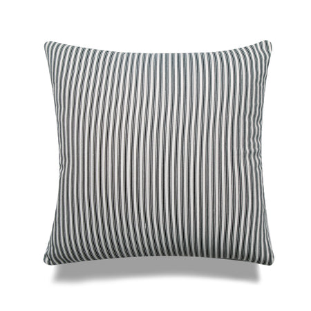 Ticking Stripe Black/White Cushion 22"(3 in stock)