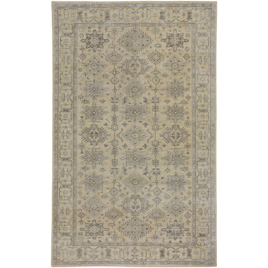 Bodrum Natural Sage Wool Rug 5'6"x 8'6"(1 in stock)