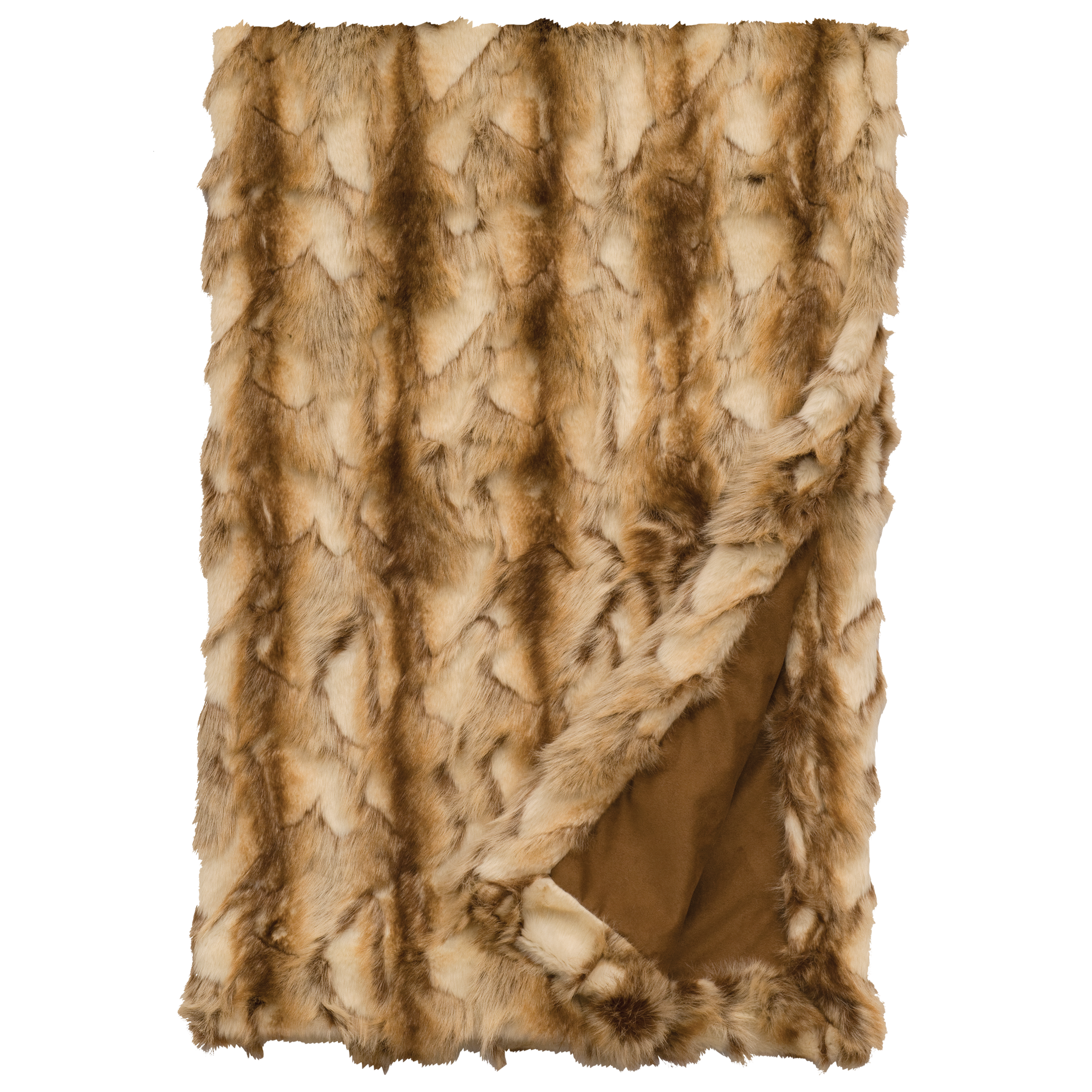 Luxury Faux Fur Throw Brandy Fox (1 in stock)
