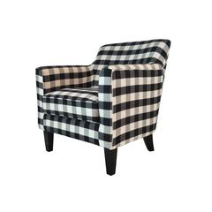 Braxton chair buffalo check black/cream (3 in stock)