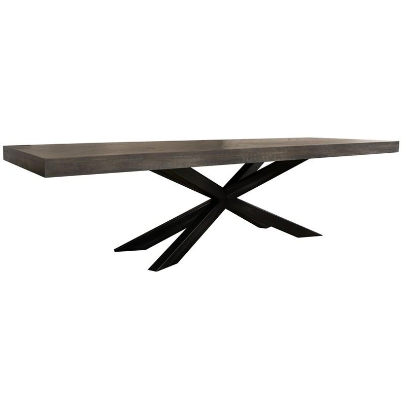 Bristol 84"to 116" Dining Table Cappucino Finish (1 in stock)