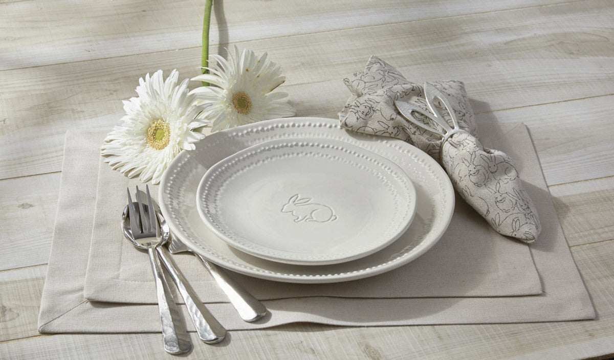 Bunny Etched Side Plates (8 in stock)