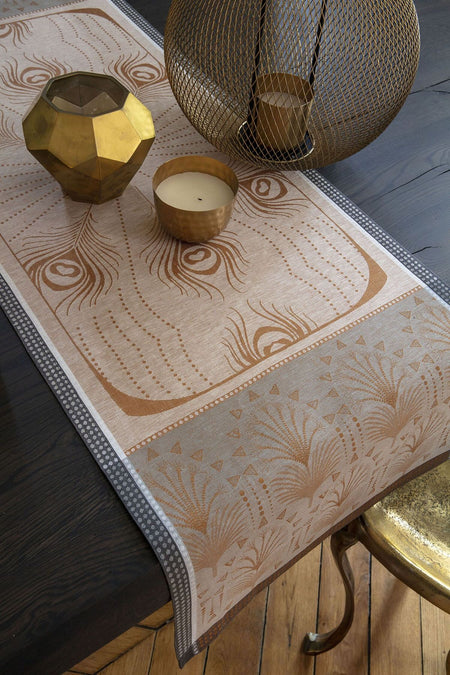 From France Caberet Lune Moon Table Runner  20x59" (qty of 1 in stock)