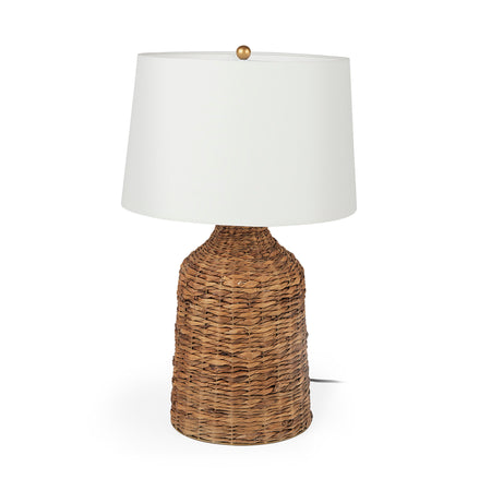 Campanile Wicker Brown Lamp (2 in stock)