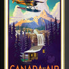 Canada By Air Vintage Framed Poster 11