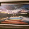 Framed Giclee Art - Kayaks 42"