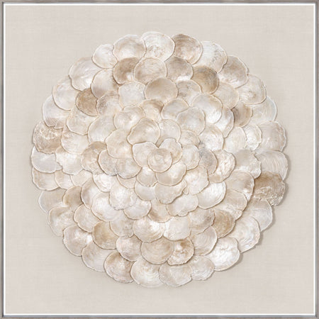 Art - Capiz Medallion Framed with Glass