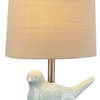 Ceramic Blue Bird Lamp