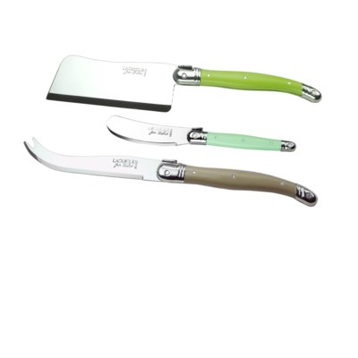 Laguiole Robinson Mix Cheese Knives set of 3 (1 in stock)