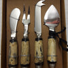 Cheyenne Horn 4pc Cheese Set  (1 in stock)
