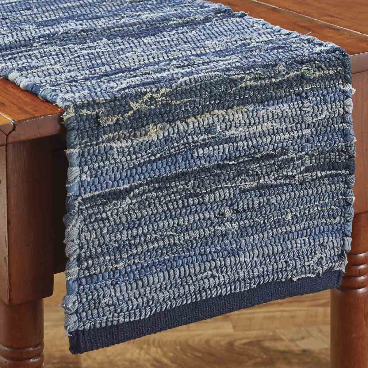 Indigo Denim Chindi Table Runner 13x54 (1 in stock)