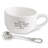 Coffee Mug with spoon  (qty of 1 in stock)