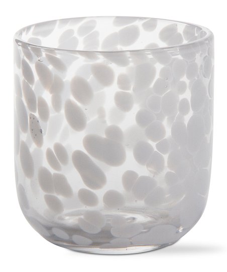 Confetti Dof White Glasses (6 in stock)