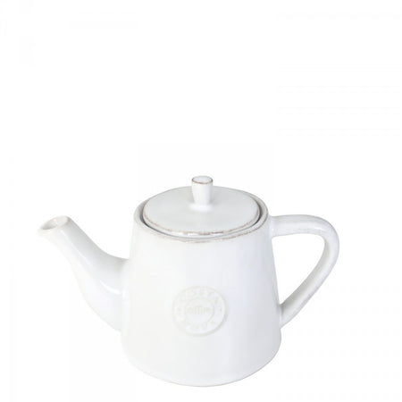 Costa Nova White Fine Stoneware from Portugal Teapot