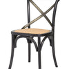 Cross Back Black with Natural Seat Dining Chair (5 on order)