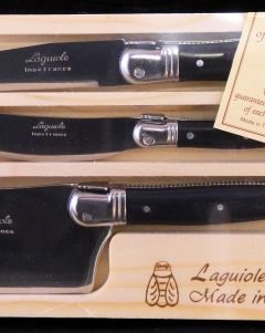 Laguiole Cheese Set Black (qty of 2 in stock) i