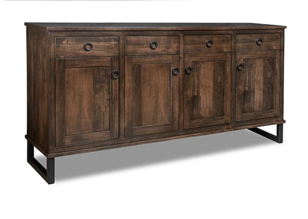 Cumberland 4 Door 4 Drawer Solid Maple Sideboard 76" (1 in stock)