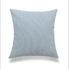 Ticking Stripe Navy/White Cushion 22"