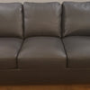 Dalton Leather Sofa Grey ( 1 in stock)