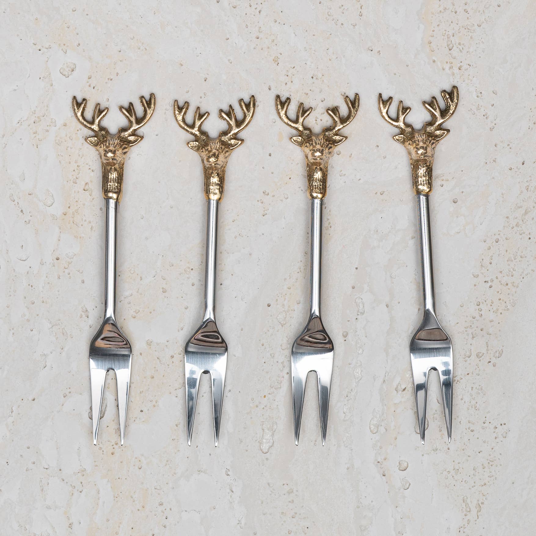 Gilded Deer Fork Set of 4 (2 sets in stock)